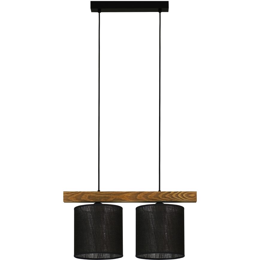 Brilagi - Suspension filaire FOREST 2xE27/15W/230V pin/noir