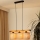 Brilagi - Suspension filaire FOREST 3xE27/15W/230V pin/marron/noir