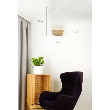 Brilagi - Suspension filaire LED BOHO STYLE 1xE27/15W/230V d. 25 cm