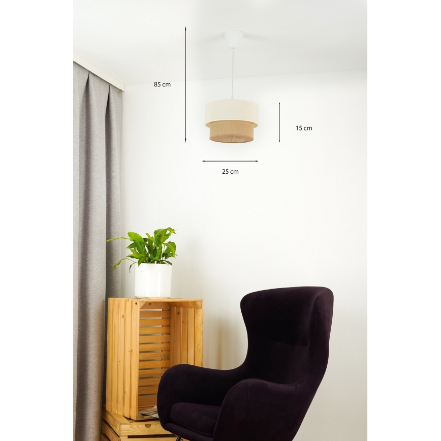 Brilagi - Suspension filaire LED BOHO STYLE 1xE27/15W/230V d. 25 cm