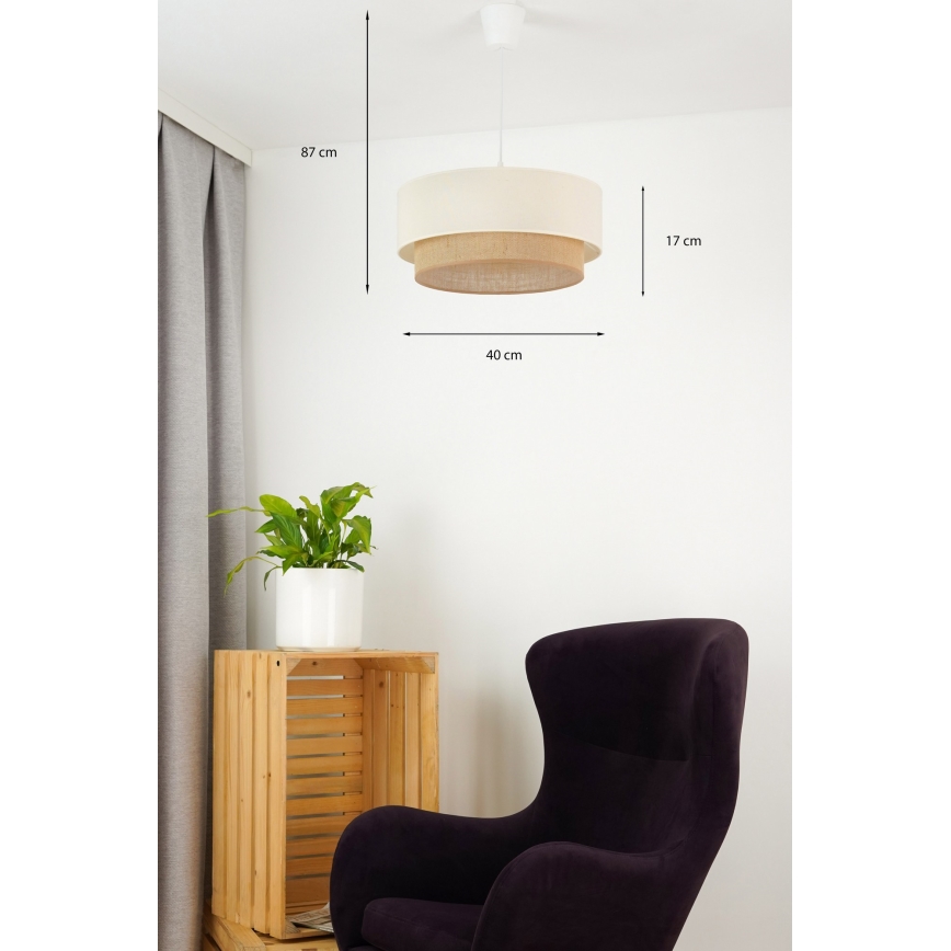 Brilagi - Suspension filaire LED BOHO STYLE 1xE27/15W/230V d. 40 cm