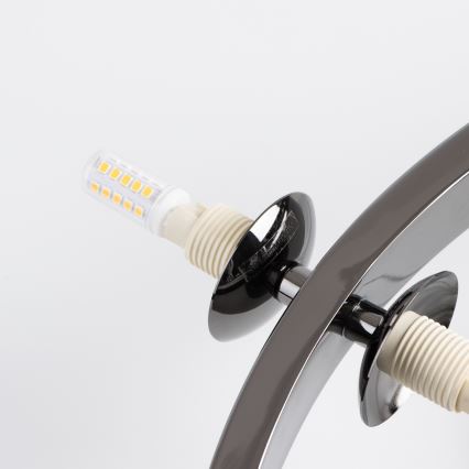 Brilagi - Suspension filaire LED MILLA 15xG9/3W/230V chrome brillant/doré