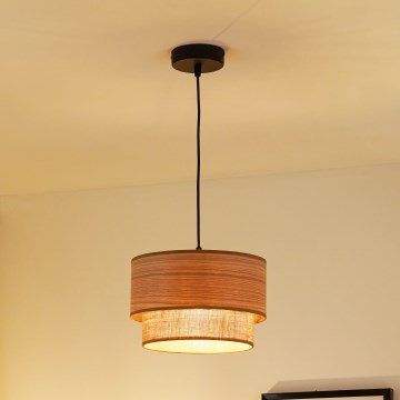 Brilagi - Suspension filaire MONTANA BOHO 1xE27/15W/230V d. 25 cm marron/noir