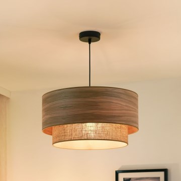 Brilagi - Suspension filaire MONTANA BOHO 1xE27/15W/230V d. 45 cm marron/noir