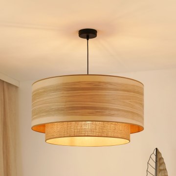 Brilagi - Suspension filaire MONTANA BOHO 1xE27/15W/230V d. 60 cm marron/noir