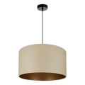 Brilagi - Suspension filaire OREGON ROLLER VEGE 1xE27/15W/230V d. 45 cm beige