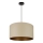 Brilagi - Suspension filaire OREGON ROLLER VEGE 1xE27/15W/230V d. 45 cm beige