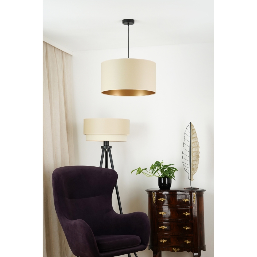Brilagi - Suspension filaire OREGON ROLLER VEGE 1xE27/15W/230V d. 45 cm beige