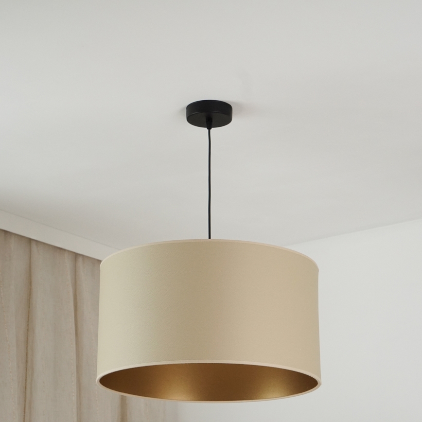 Brilagi - Suspension filaire OREGON ROLLER VEGE 1xE27/15W/230V d. 45 cm beige
