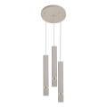 Brilagi - Suspension filaire POKER 3xGU10/25W/230V beige/doré