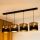 Brilagi - Suspension filaire ROYAL 4xE27/15W/230V noir/doré
