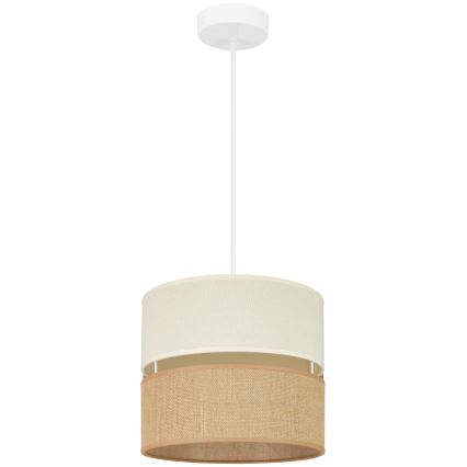Brilagi - Suspension filaire ROYAL YUTE 1xE27/15W/230V d. 25 cm beige/crème