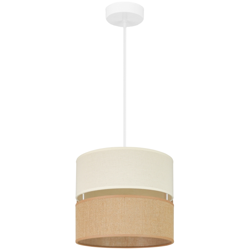 Brilagi - Suspension filaire ROYAL YUTE 1xE27/15W/230V d. 25 cm beige/crème