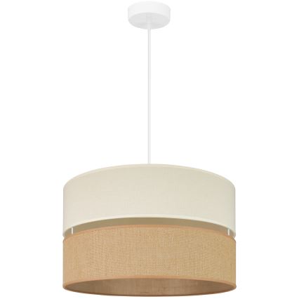 Brilagi - Suspension filaire ROYAL YUTE 1xE27/15W/230V d. 40 cm beige/crème