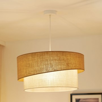 Brilagi - Suspension filaire SHINE 1xE27/15W/230V d. 50 cm beige/crème