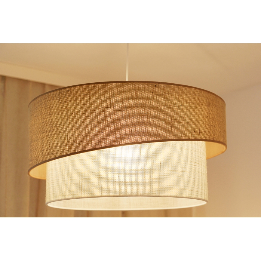 Brilagi - Suspension filaire SHINE 1xE27/15W/230V d. 50 cm beige/crème