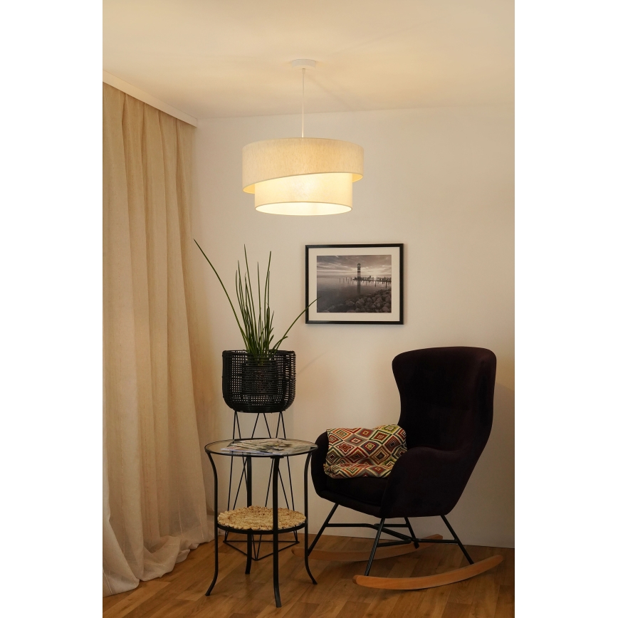 Brilagi - Suspension filaire SHINE 1xE27/15W/230V d. 50 cm crème