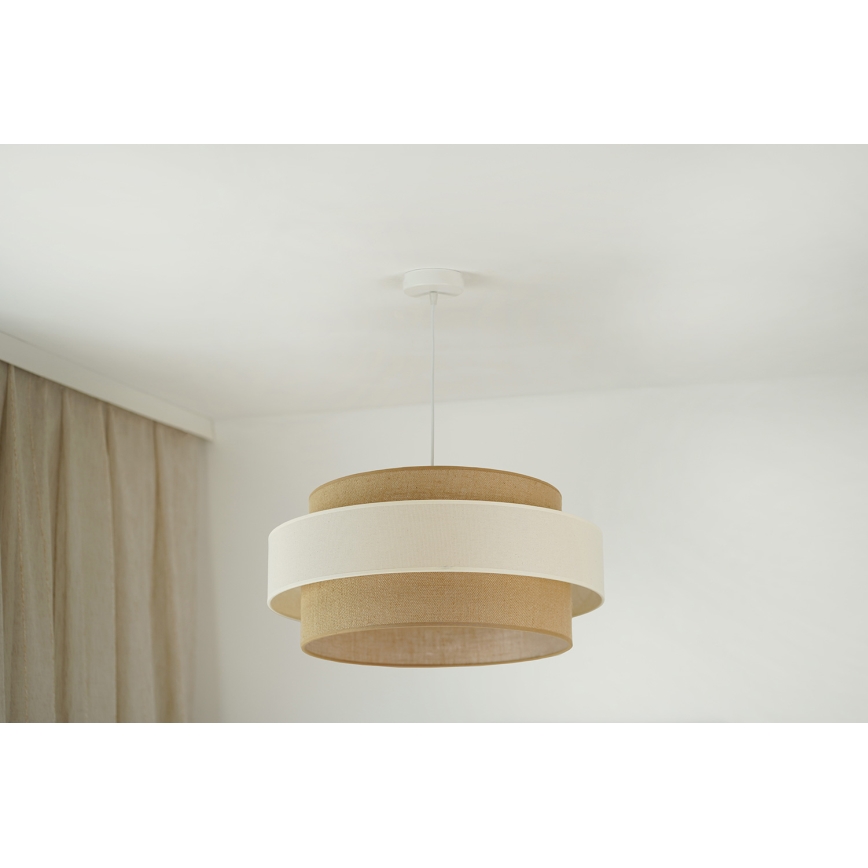 Brilagi - Suspension filaire SPACE LIGHT 1xE27/15W/230V d. 50 cm beige/crème