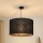 Brilagi - Suspension filaire TUBES ROLLER 1xE27/15W/230V d. 50 cm noir