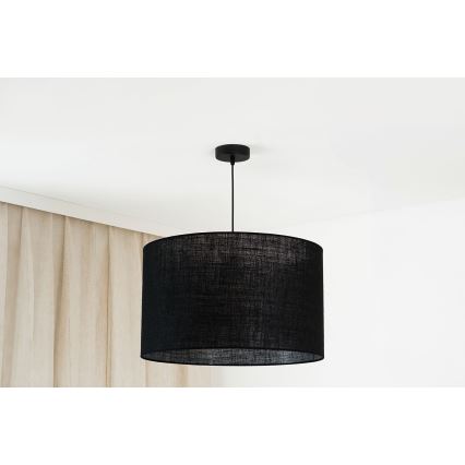 Brilagi - Suspension filaire TUBES ROLLER 1xE27/15W/230V d. 50 cm noir