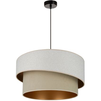 Brilagi - Suspension filaire VEGAS SHINE 1xE27/15W/230V d. 50 cm crème/beige