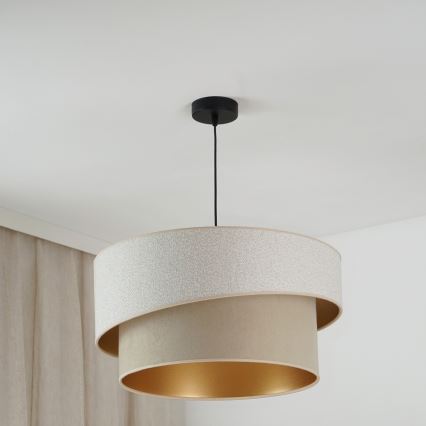 Brilagi - Suspension filaire VEGAS SHINE 1xE27/15W/230V d. 50 cm crème/beige
