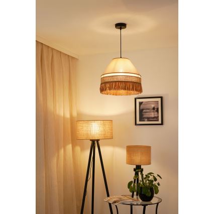 Brilagi - Suspension filaire WINNETOU AVIGNION 1xE27/15W/230V d. 35 cm marron/crème