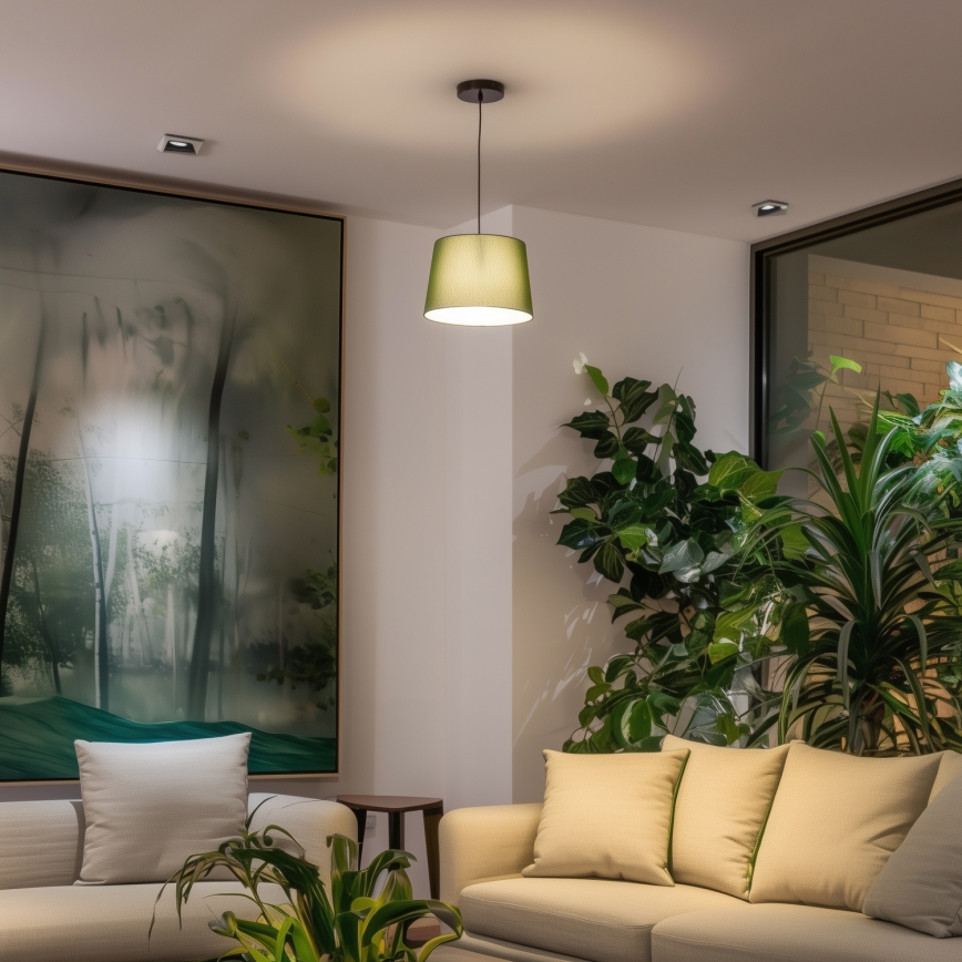 Brilagi - Suspension LED à câble CERIA 1xE27/40W/230V Ø 30 cm vert