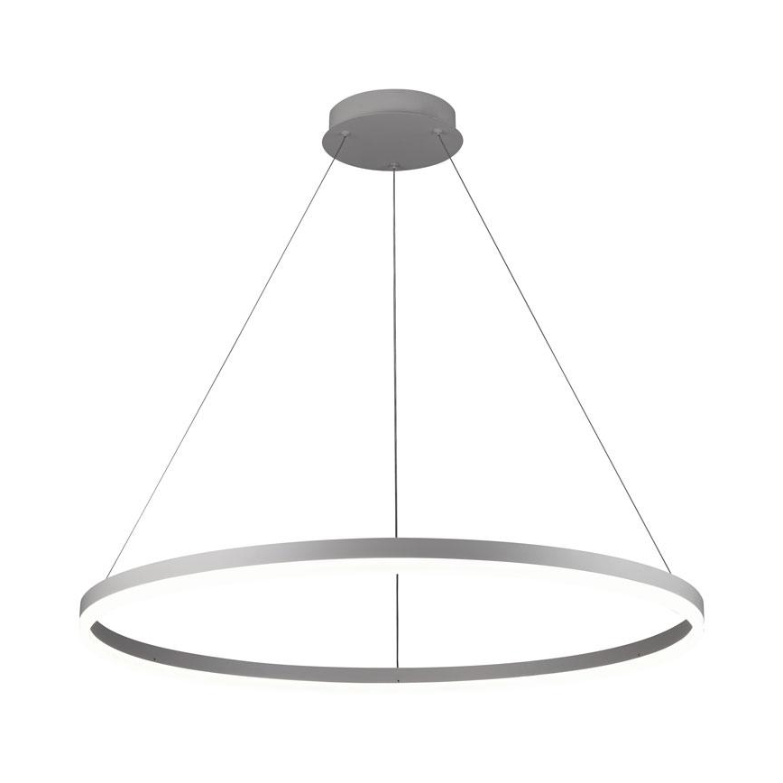 Brilagi - Lustre suspendu dimmable sur câble CIRCLE LED 55W 230V 3000–6500K Ø 80 cm, blanc, avec télécommande