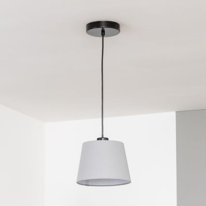 Brilagi - Suspension LED CERIA sur câble 1xE27/40W/230V Ø 20,5 cm gris