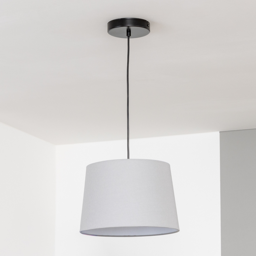 Brilagi - Suspension LED CERIA sur câble 1xE27/40W/230V Ø 30 cm gris