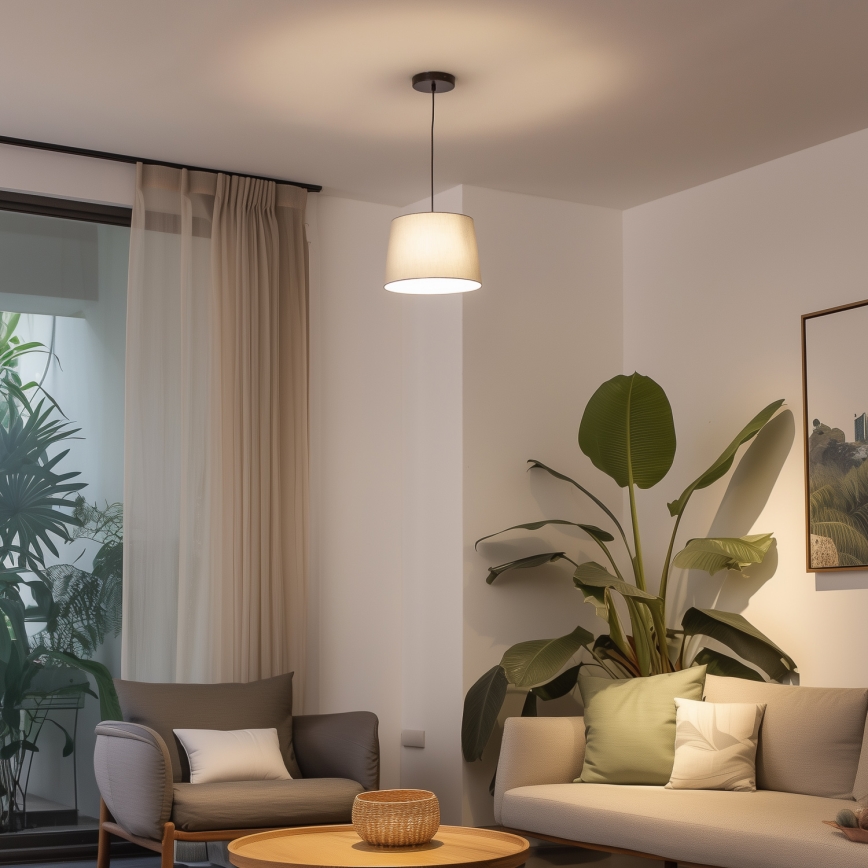 Brilagi - Suspension LED CERIA sur câble 1xE27/40W/230V Ø 30 cm gris