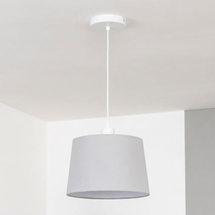Brilagi - Suspension LED CERIA sur câble 1xE27/40W/230V Ø 30 cm, gris
