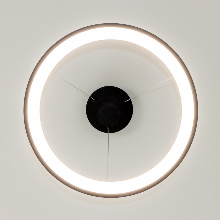 Brilagi - Suspension LED dimmable sur câble FALCON SLIM LED/42W/230V 3000-6500K Ø 50 cm noir + télécommande