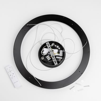 Brilagi - Suspension LED dimmable sur câble FALCON SLIM LED/42W/230V 3000-6500K Ø 50 cm noir + télécommande