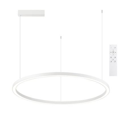Brilagi - Suspension LED dimmable sur câble PORTOFINO LED/60W/230V 3000-6000K Ø 80 cm blanc + télécommande