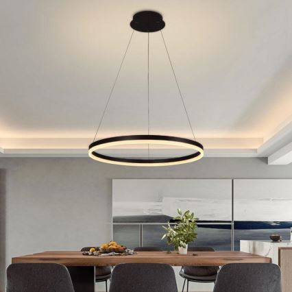 Brilagi - Suspension dimmable sur câble CIRCLE LED/42W/230V 3000-6500K Ø 60 cm + télécommande