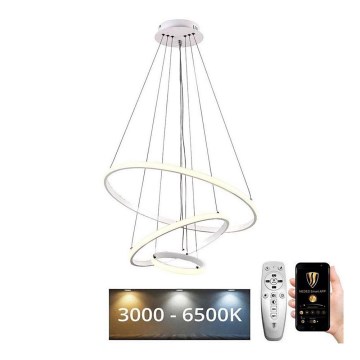 Brilagi - Suspension LED dimmable sur câble CIRCLE LED/90W/230V 3000-6500K Ø 60 cm + télécommande
