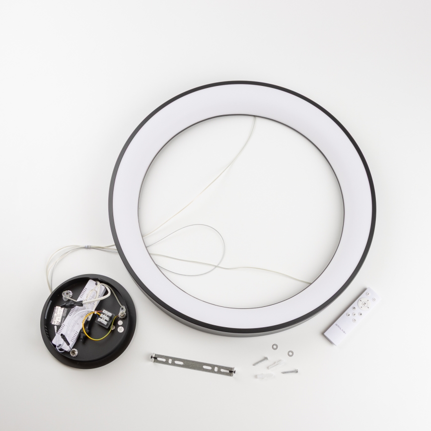 Brilagi - Lustre LED dimmable suspendu sur câble FALCON II LED/99W/230V 3000-6500K Ø 60 cm noir + télécommande