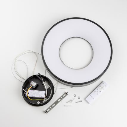 Brilagi - Suspension LED dimmable sur câble FALCON II LED/67W/230V 3000-6500K Ø 40 cm noir + télécommande