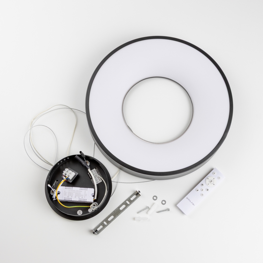 Brilagi - Suspension LED dimmable sur câble FALCON II LED/67W/230V 3000-6500K Ø 40 cm noir + télécommande