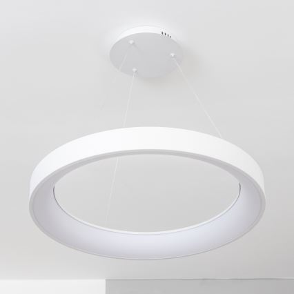 Brilagi - Suspension LED dimmable sur câble FALCON II LED/99W/230V 3000-6500K Ø 60 cm blanche + télécommande