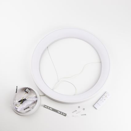 Brilagi - Suspension LED dimmable sur câble FALCON II LED/99W/230V 3000-6500K Ø 60 cm blanche + télécommande