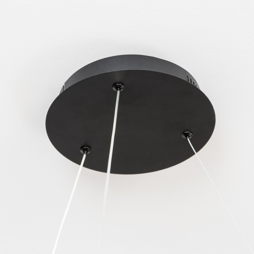 BRILAGI - Suspension LED dimmable sur câble FALCON II LED/99W/230V 3000-6500K Ø 60 cm noire + télécommande