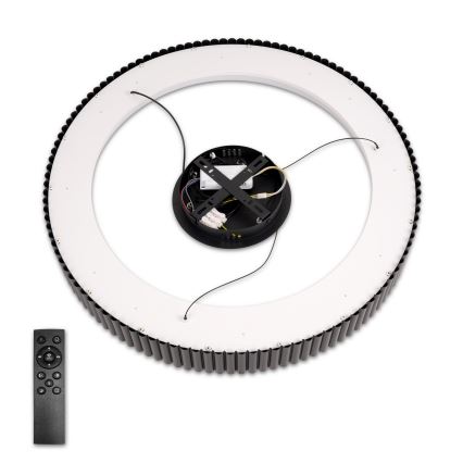 Brilagi - Suspension LED dimmable sur câble FALCON MODERN LED/54W/230V 3000-6500K Ø 60 cm noire + télécommande