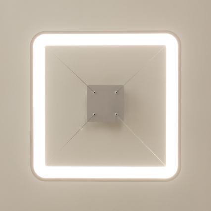 Brilagi - Suspension LED dimmable sur câble FALCON SLIM LED/50W/230V 3000-6500K 50x50 cm blanche + télécommande