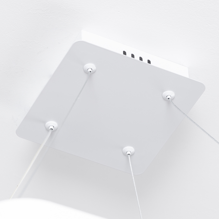 Brilagi - Suspension LED dimmable sur câble FALCON SLIM LED/50W/230V 3000-6500K 50x50 cm blanche + télécommande