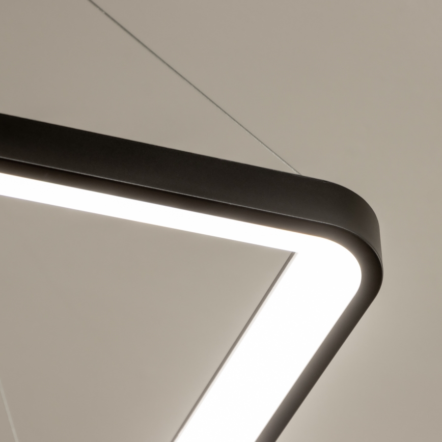 Brilagi - Suspension LED à intensité variable sur câble FALCON SLIM LED/50W/230V 3000-6500K 50x50 cm noir + télécommande