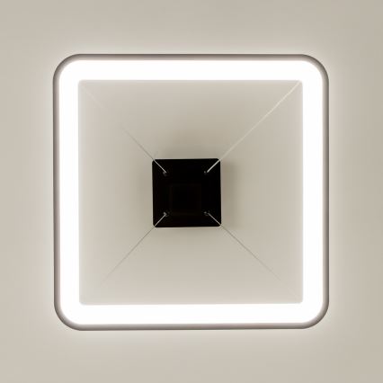 Brilagi - Suspension LED à intensité variable sur câble FALCON SLIM LED/50W/230V 3000-6500K 50x50 cm noir + télécommande