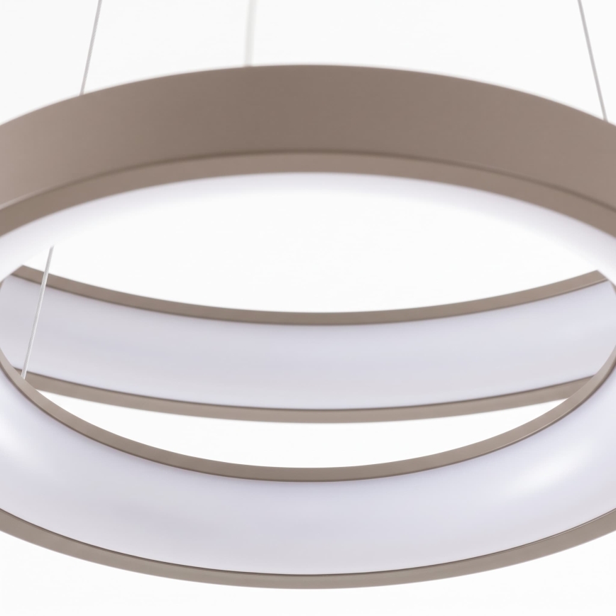 BRILAGI - Lustre LED dimmable sur câble FALCON SLIM LED/68W/230V 3000-6500K Ø 50 cm beige + télécommande